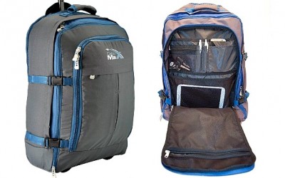 Cabin Max Malmo: Lightweight Convertible Rolling Backpack