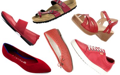 Add Color to a Neutral Travel Wardrobe with the Most Comfortable Red Shoes